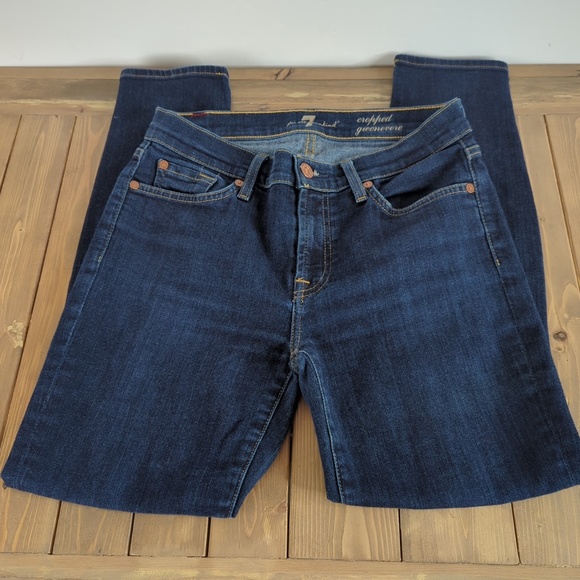 7 for all Mankind Cropped Gwenevere Jeans - Picture 2 of 14